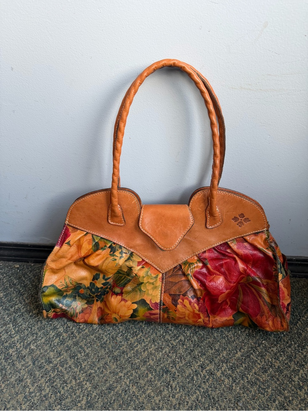 Patricia Nash Floral Leather Bag